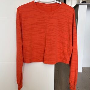 Lululemon Muscle Love Long-Sleeve *Tiger Mesh WMCO 6, size 6